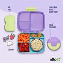 ELLO 45.27OZ BENNI POLYPROPYLENE FOOD STORAGE CONTAINER - PURPLE - Like New