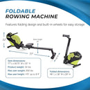 STAMINA ATS AIR ROWER ROWING MACHINE LCD MONITOR DYNAMIC - GREEN/BLACK - Like New