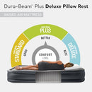 Intex King Air Mattress, Dura-Beam Plus 16.5" Inflatable Bed Built-in Pump Gray - Like New