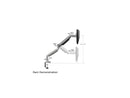 Siig High Premium Aluminum Gas Spring Desk Mount - Single Monitor - VESA