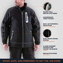 RefrigiWear Softshell Insulated Jacket, Rated to -60°F, Black, Small - Brand New