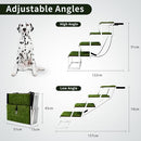 B0BC8RPFRS Extra Wide Dog Car Stairs For Large Dogs Lightweight Foldable - Brand New