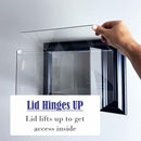 Perfect Cases NBA Wall Mounted Basketball Glass Display Case - Black - Brand New