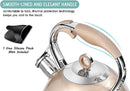 HIHUOS 3.17Qt Stainless Steel Tea Kettle for Stovetop - Champagne - Like New