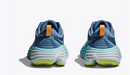1127952 HOKA ONE ONE Womens Bondi 8 Textile Shadow Dusk Trainers 9 - Like New