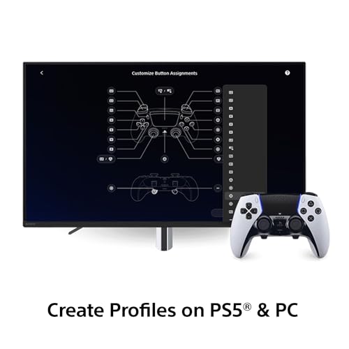PLAYSTATION DUALSENSE EDGE WIRELESS CONTROLLER - EDGE WHITE - Like New