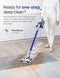 Dreo Cordless Vacuum Cleaner 25kPa 550W Strong Suction DR-HFV001 - Gray/Blue - Like New