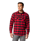 XN8978 COLUMBIA MEN'S BEARMOUTH SPRINGS SIZE M MOUNTAIN RED BUFFALO CHECK - Brand New