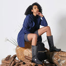 planone Cute Tall Rain Boots for Women Waterproof Non-Slip Garden Size 7 - Like New