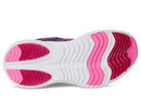 SAUCONY KINVARA 14 ALTERNATIVE CLOSURE SIZE: YOUTH 4 PINK/NAVY - Like New