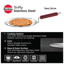 HAWKINS 24 CM TAVA TRIPLY STAINLESS STEEL TAWA SSTV24 - SILVER - Like New