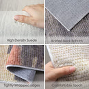 FINOREN Minimalist Area Rug,Ripple Line Soft Non-Slip Rug 4x6 Feet -Beige Gray - Brand New