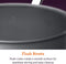 BREVILLE THERMAL PRO HARD ANODIZED NONSTICK STOCK POT STOCKPOT 8 QUART - GRAY Like New