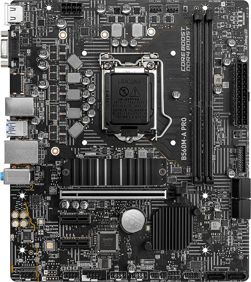 MSI B560M-A PRO ProSeries Motherboard mATX LGA 1200 Socket DDR4 - Like New