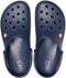 CROCS MENS CROCBAND CROSLITE SPORTY SNEAKER CLOG SIZE: MEN 6 WOMEN 8 NAVY - Brand New
