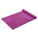 GAIAM PRINT YOGA MAT 4MM - PURPLE MEDALLION - Brand New