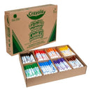Crayola Broad Line Washable Markers - 200ct (8 Colors), Kids Bulk Classroom - Like New