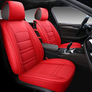 SPEED TREND Car Seat Covers PU Leather ST-001 Full Set, RED - Brand New
