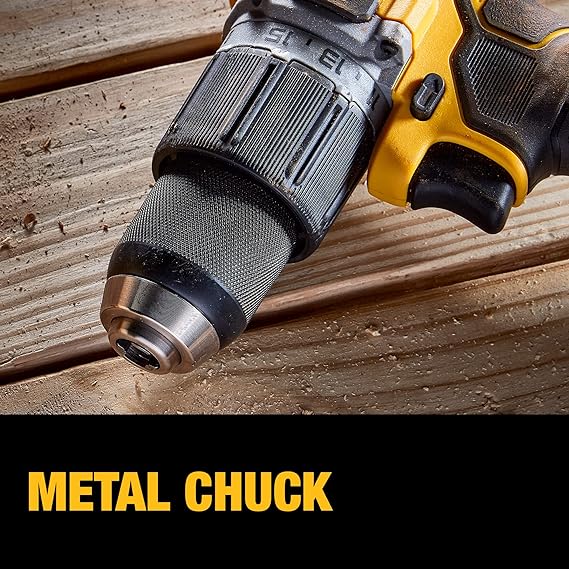 DEWALT 20V MAX Hammer Drill 1/2" Cordless Brushless Compact Tool Only - Yellow - Like New