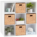 Best Choice Products 9-Cube Storage Organizer 11in Shelf Opening - White - Brand New