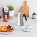 BIALETTI NEW VENUS COFFEE MAKER, 10-CUP, STAINLESS STEEL VENUS10 - SILVER - Like New
