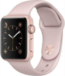 Apple Watch Series 1 38mm MNNH2LL/A - Rose Gold Aluminum Pink Sand Sport Band Like New