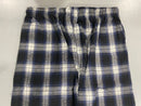 TEN WEST APPAREL MEN'S FLANNEL PAJAMA PANTS - MEDIUM - NAVY/WHITE - Brand New