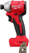 MILWAUKEE M18 18V LITHIUM-ION BRUSHLESS CORDLESS 1/4 IMPACT DRIVER - RED - Like New