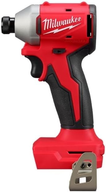 MILWAUKEE M18 18V LITHIUM-ION BRUSHLESS CORDLESS 1/4 IMPACT DRIVER - RED - Like New