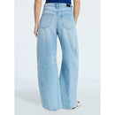 SCOOP HIGH-RISE ANKLE BARREL JEANS DISTRESSED DETAILS - SIZE: WOMEN 2 - SIMONA - Brand New