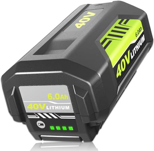 ENERMALL 6.0AH REPLACEMENT FOR RYOBI 40V BATTERY LITHIUM - Scratch & Dent