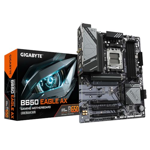 GIGABYTE B650EAGLEAX AMD AM5 SOCKET MOTHERBOARD WIFI 6E - BLACK - Like New