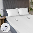 SUNBEAM RESTFUL QUILTED HEATED MATTRESS PAD KING WHITE - MSU3KKS-P000-12A00 - Like New
