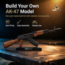 GOAT GUNS Miniature AK-47 Model Black | 1:3 Scale Diecast Metal Build Kit - Brand New