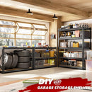 Reibii 5 Tier Garage Shelving for Pantry Adjustable, 35.5" W x 11.9" D x 72" H - Brand New