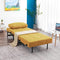 VONANDA MODERN SOFA FOLDING BED SLEEPER CONVERTIBLE MULTI-FUNCTION - MUSTARD - Like New