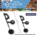 SuperEye Junior Metal Detector for Kids, IP68 Waterproof 6" Coil - BLACK Like New