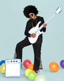 Mepase 70s Disco Boys Kids Outfit Costume Bell Bottom Pants Disco Shirts - Like New