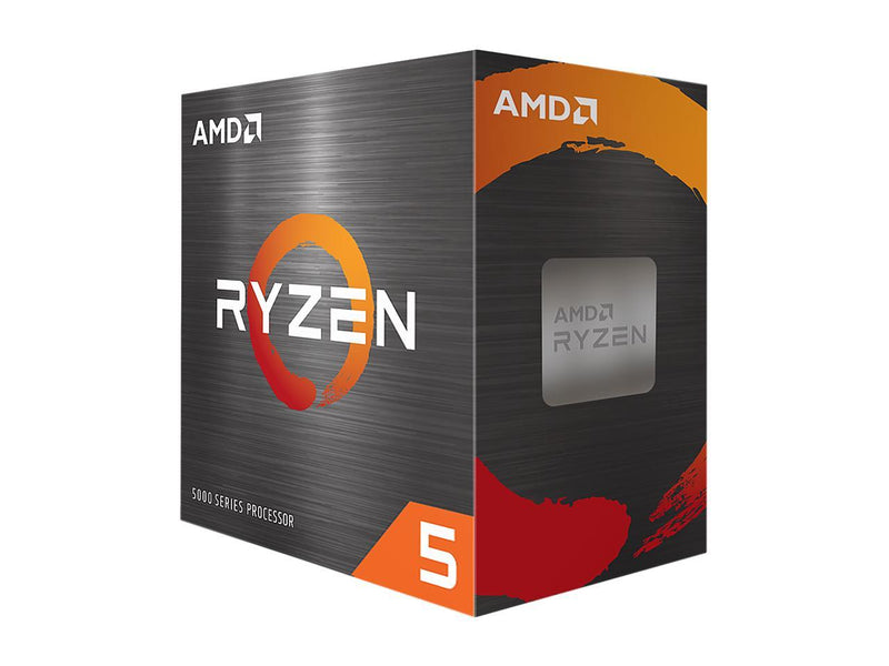 AMD Ryzen 5 5500 6-Core, 12-Thread Unlocked Desktop Processor with Wraith