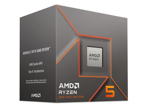 AMD Ryzen 5 8400F (4.2 GHz) - Ryzen 5 8000 Series 6-Core/ 12-Threads,  Socket