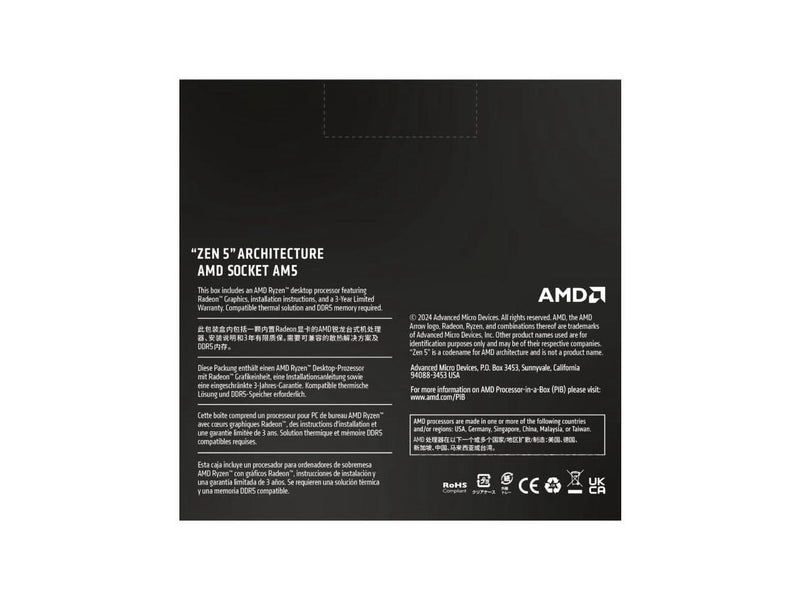 AMD Ryzen 9 9950X - Ryzen 9 9000 Series Granite Ridge (Zen 5) 16-Core 4.3 GHz -