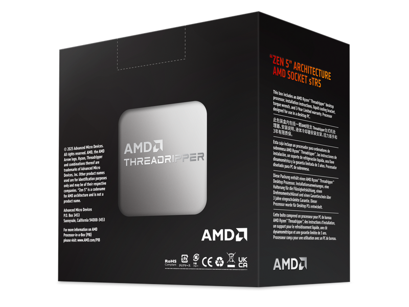AMD Ryzen Threadripper 9960X - Ryzen Threadripper 9000 Series Shimada Peak