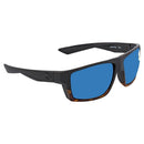 Costa Del Mar Bloke Matte Black/Shiny Tortoise Sunglasses 06S9045 - Like New