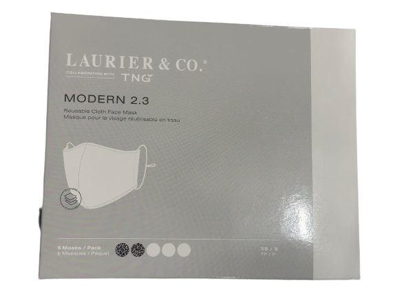 Laurier Reusable Face Mask Adjustable 3-Layer New