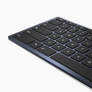 BRYDGE C-TYPE WIRELESS BLUETOOTH/USB WIRED DESKTOP KEYBOARD - MIDNIGHT BLUE Like New