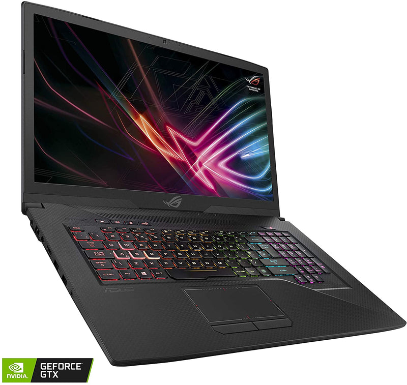 ASUS ROG STRIX 17.3"FHD I7-8750H 16 256GB SSD 1TB HDD GTX 1070 GL703GS-DS74 Like New