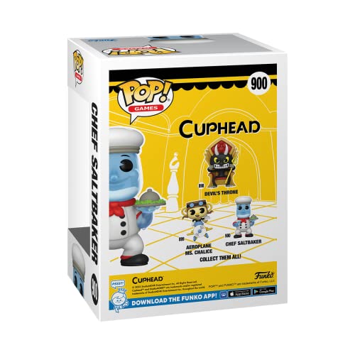 Funko Pop! Games: Cuphead - Chef Saltbaker with Chase (Styles May Vary) - Like New