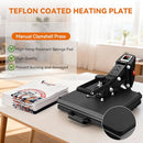 AKEYDIY 15" x 15" Heat Press for T Shirts Slide Out - Fast Heating, 15x15 Black - Brand New