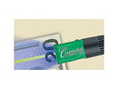 DRI-MARK® DUAL-TEST COUNTERFEIT DETECTION PEN WITH UV LED LIGHT, BLACK - BLACK - Brand New