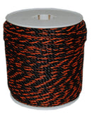 T.W. Evans Cordage 1/2" x 600' California Truck Rope 80-030OB - Black/Orange - Brand New